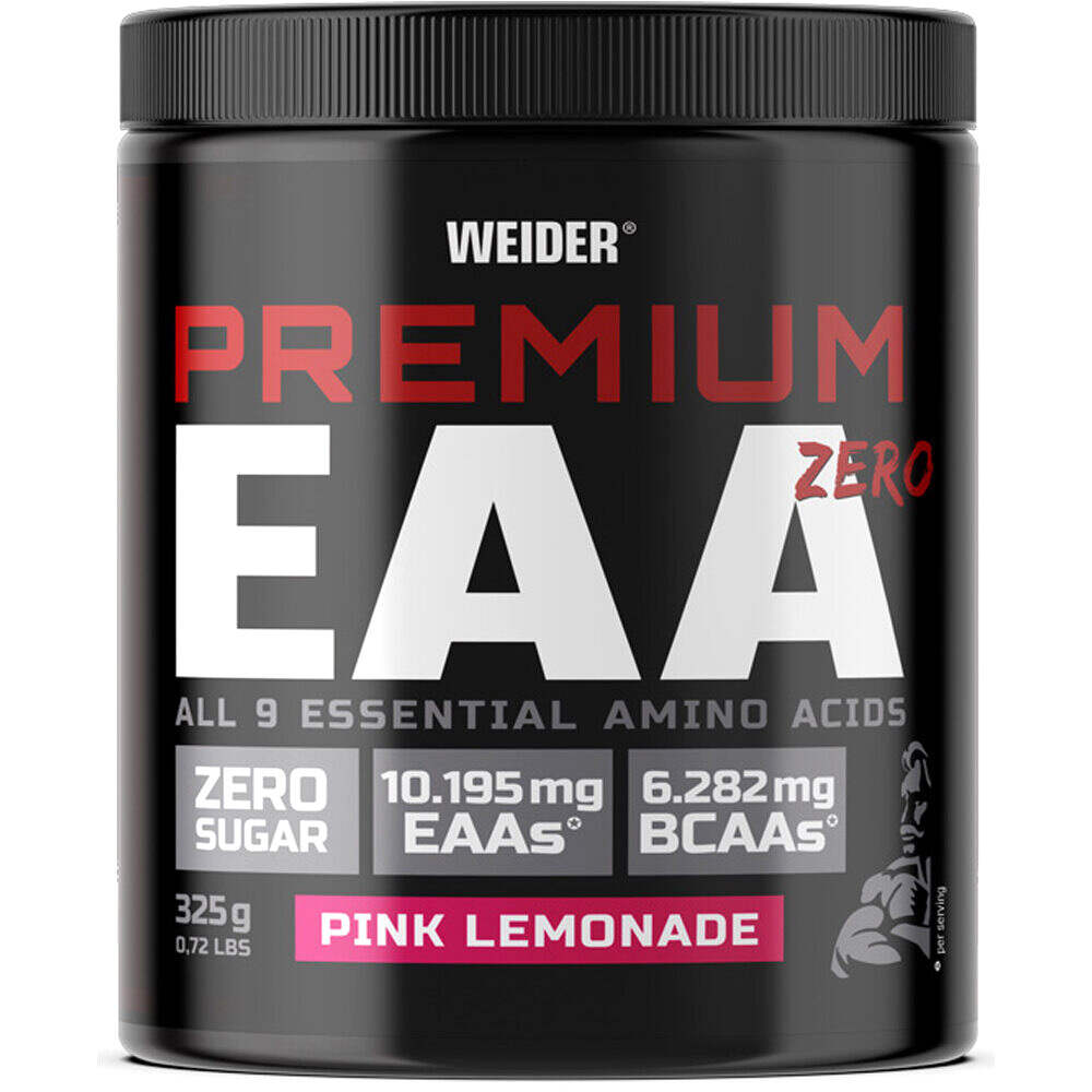 Weider Aminoacidos Premium EAA Zero  Pink Lemonade 325 g vista frontal