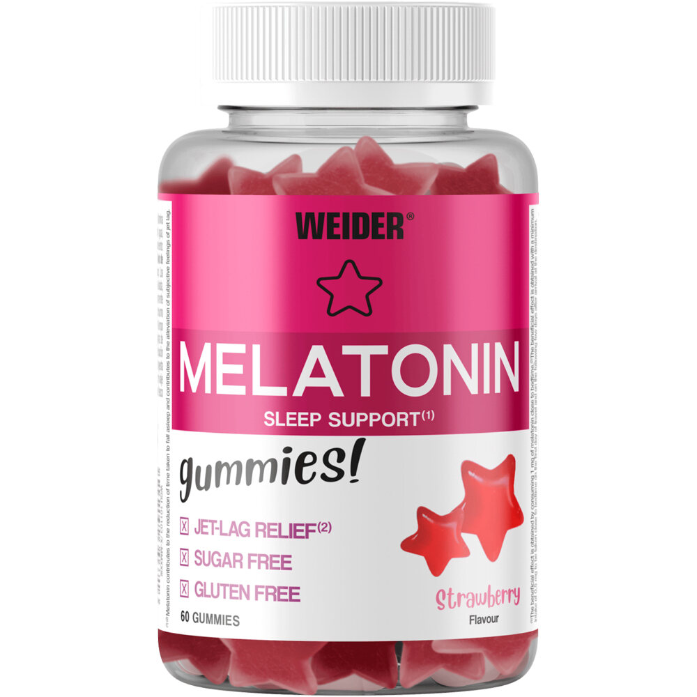 Weider complementos nutricionales Gummies Melatonina vista frontal