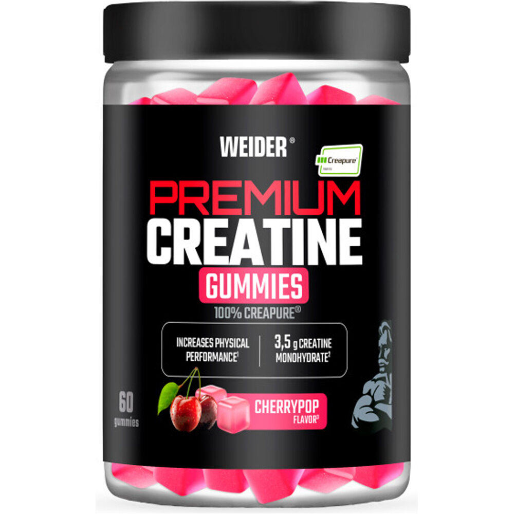 Weider Creatinas Premium PureCreatine (100%Creapure) gummie vista frontal