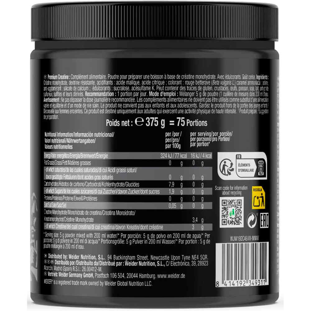 Weider Creatinas Premium PureCreatine (Creapure) 02