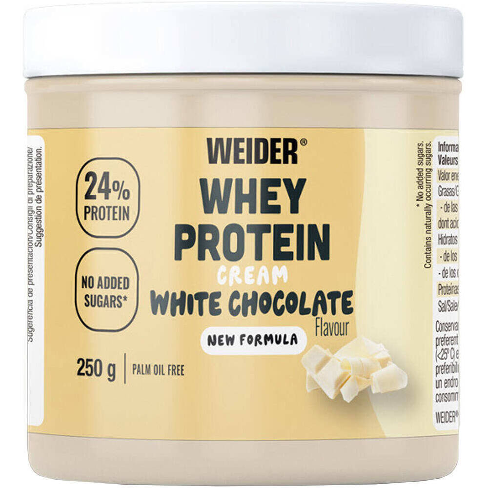 Weider Cremas-Salsas Prot Spreads Whey Creme Choco White 250g vista frontal