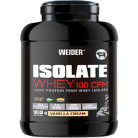 Weider Proteinas Aislado Suero/Whey Isolate Whey 100 CFM Vainilla 908 g vista frontal