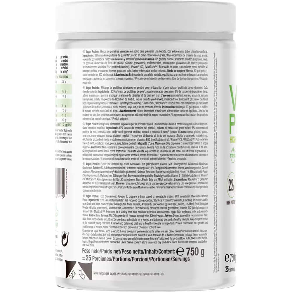Weider Vegano Vegan Protein 750 g 01