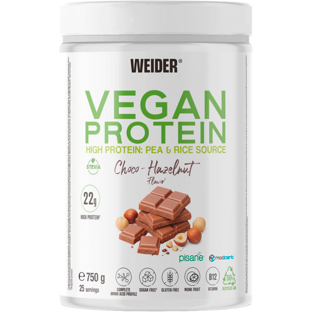 Weider Vegano Vegan Protein 750 g vista frontal