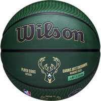 Wilson balón baloncesto NBA PLAYER ICON OUTDOOR BSKT GIANNIS vista frontal