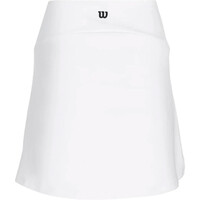 Wilson falda tenis W TEAM FLAT FRONT SKIRT BRIGHT BL vista trasera