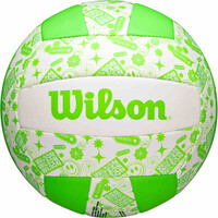 Wilson juguetes para playa STAMP VB Green/White OF vista frontal