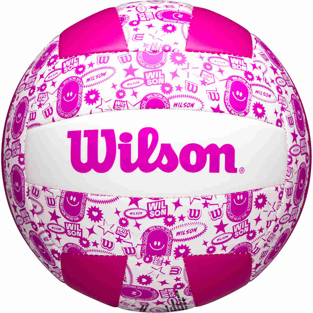 Wilson juguetes para playa STAMP VB Purple/White OF vista frontal