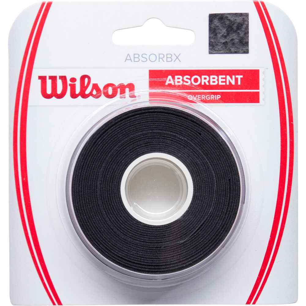 Wilson overgrip tenis ABSORBX OVERGRIP NE vista frontal