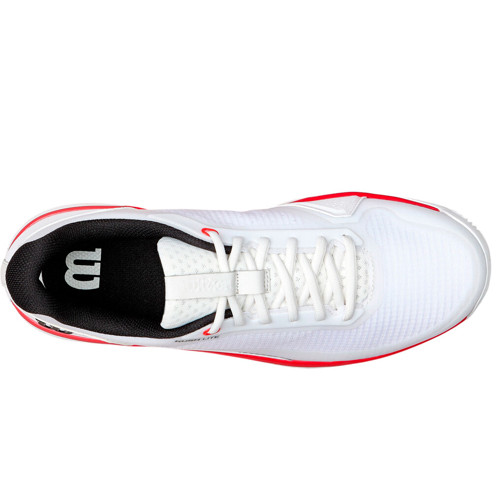 Wilson Zapatillas Padel Hombre RUSH LITE 5 CLAY White 05