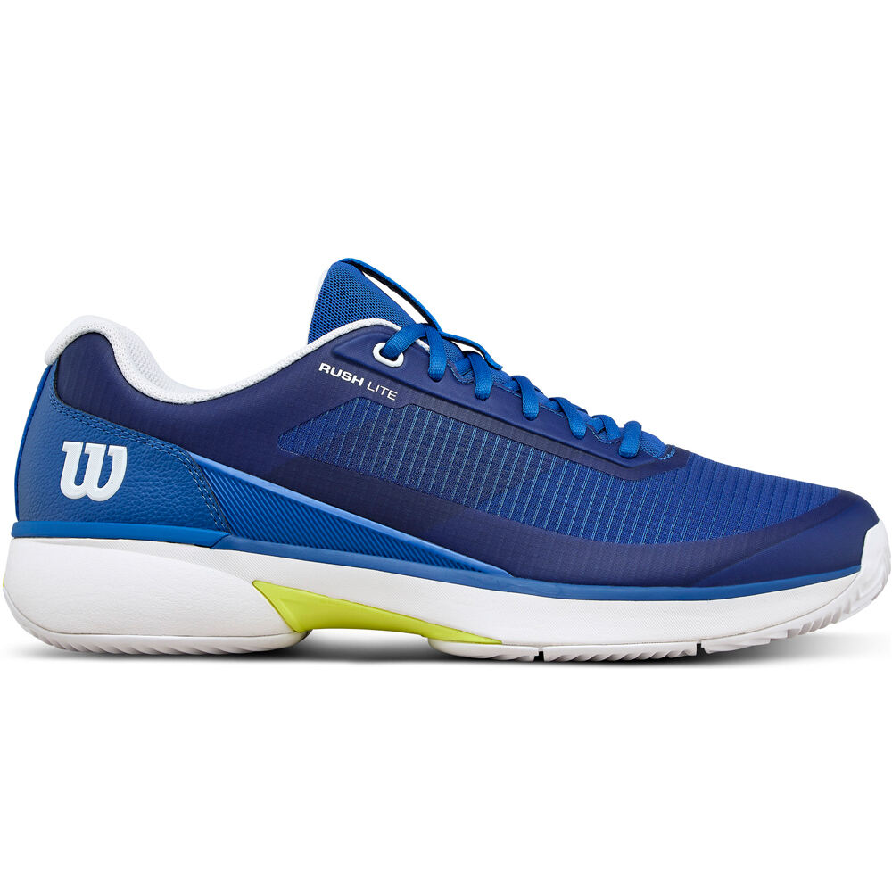 Wilson Zapatillas Tenis Hombre RUSH LITE 5 CLAY D V AZ lateral exterior