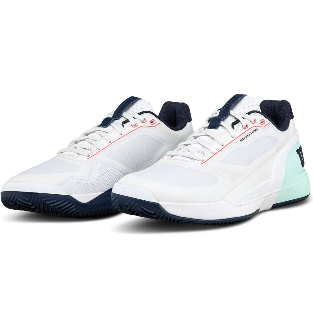 Wilson Zapatillas Tenis Hombre RUSH PRO 5 CLAY BL lateral interior