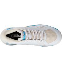 Wilson Zapatillas Tenis Hombre RUSH PRO ACE OZ Wh/Wh/Ato 05