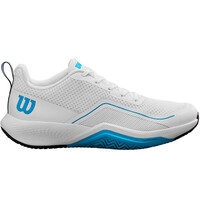 Wilson Zapatillas Tenis Hombre RUSH PRO LITE OZ Wh/Atomi lateral exterior