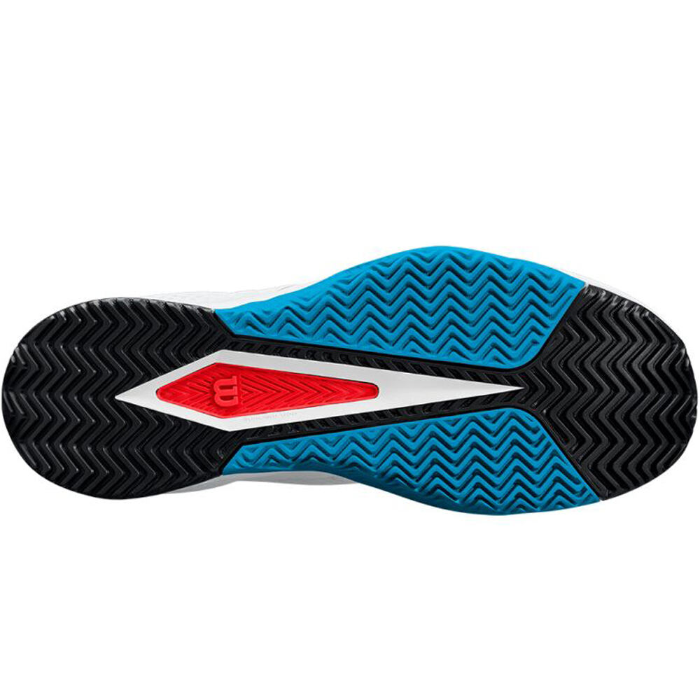 Wilson Zapatillas Tenis Hombre RUSH PRO LITE OZ Wh/Atomi lateral interior