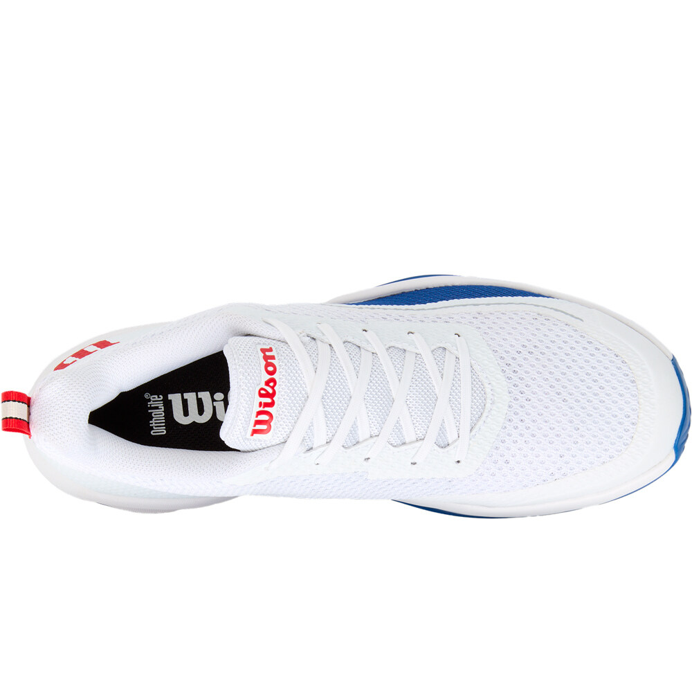 Wilson Zapatillas Tenis Hombre RUSH PRO LITE Wh/D V Blue 05