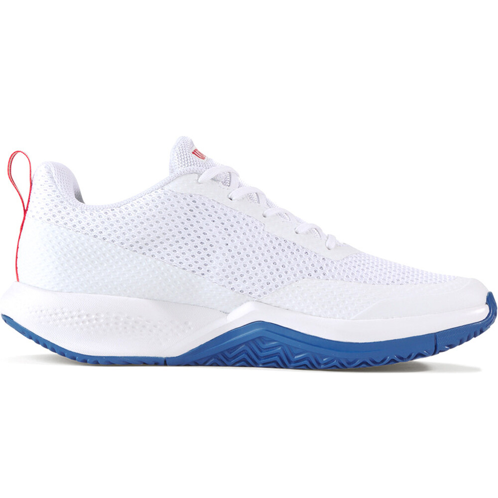 Wilson Zapatillas Tenis Hombre RUSH PRO LITE Wh/D V Blue puntera