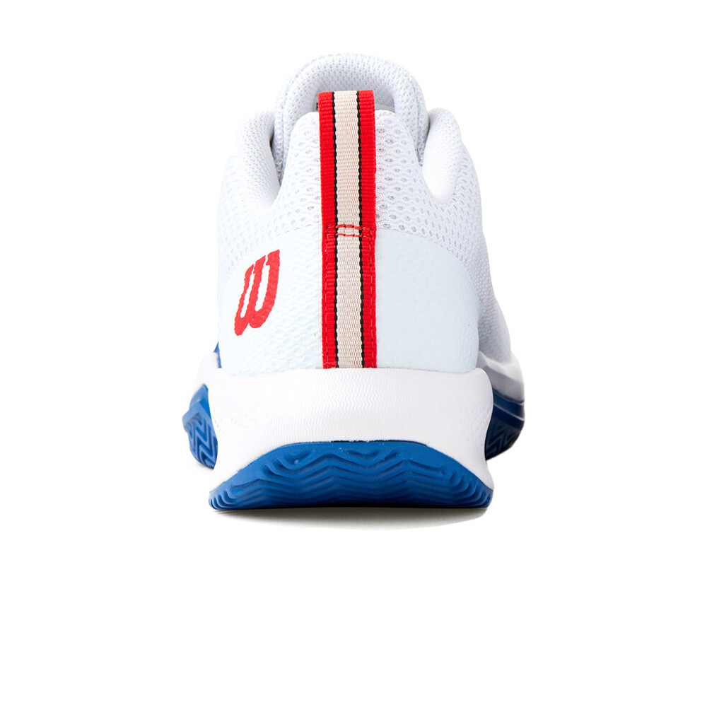 Wilson Zapatillas Tenis Hombre RUSH PRO LITE Wh/D V Blue vista trasera