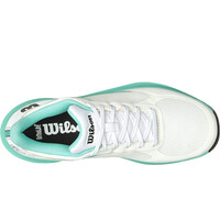 Wilson Zapatillas Tenis Mujer HURAKN LITE W Wh/Tq/Black 05