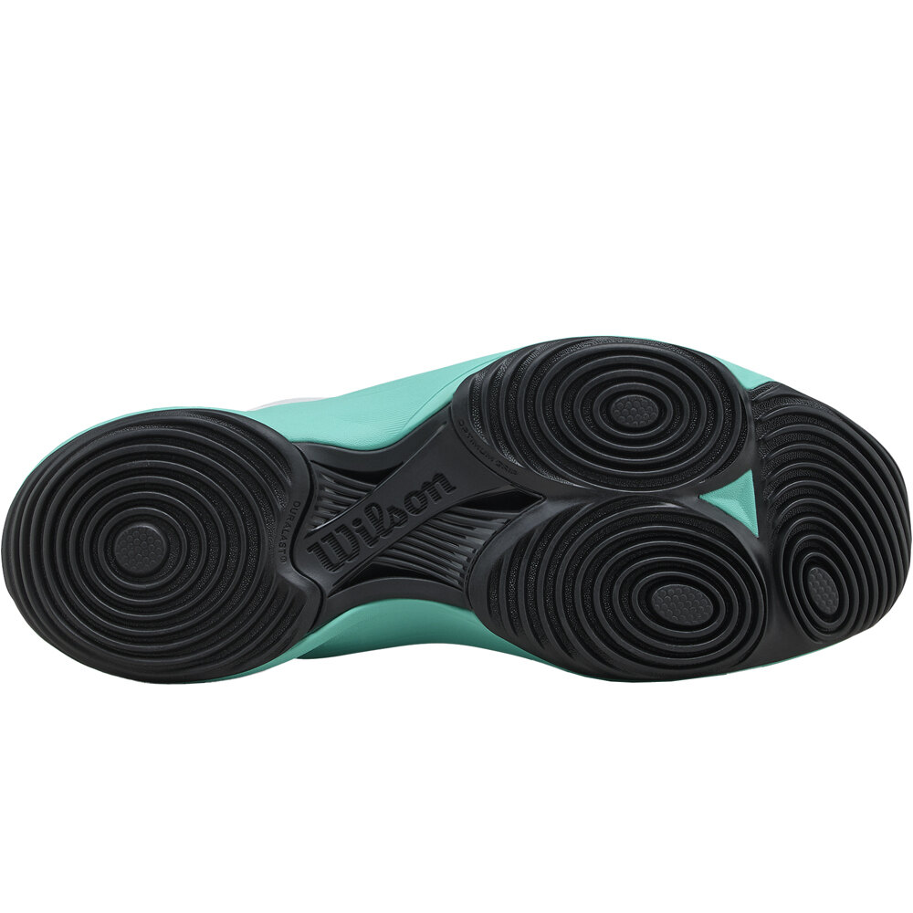 Wilson Zapatillas Tenis Mujer HURAKN LITE W Wh/Tq/Black vista superior
