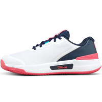 Wilson Zapatillas Tenis Mujer INTRIGUE PRO CLAY Wh/Navy lateral exterior