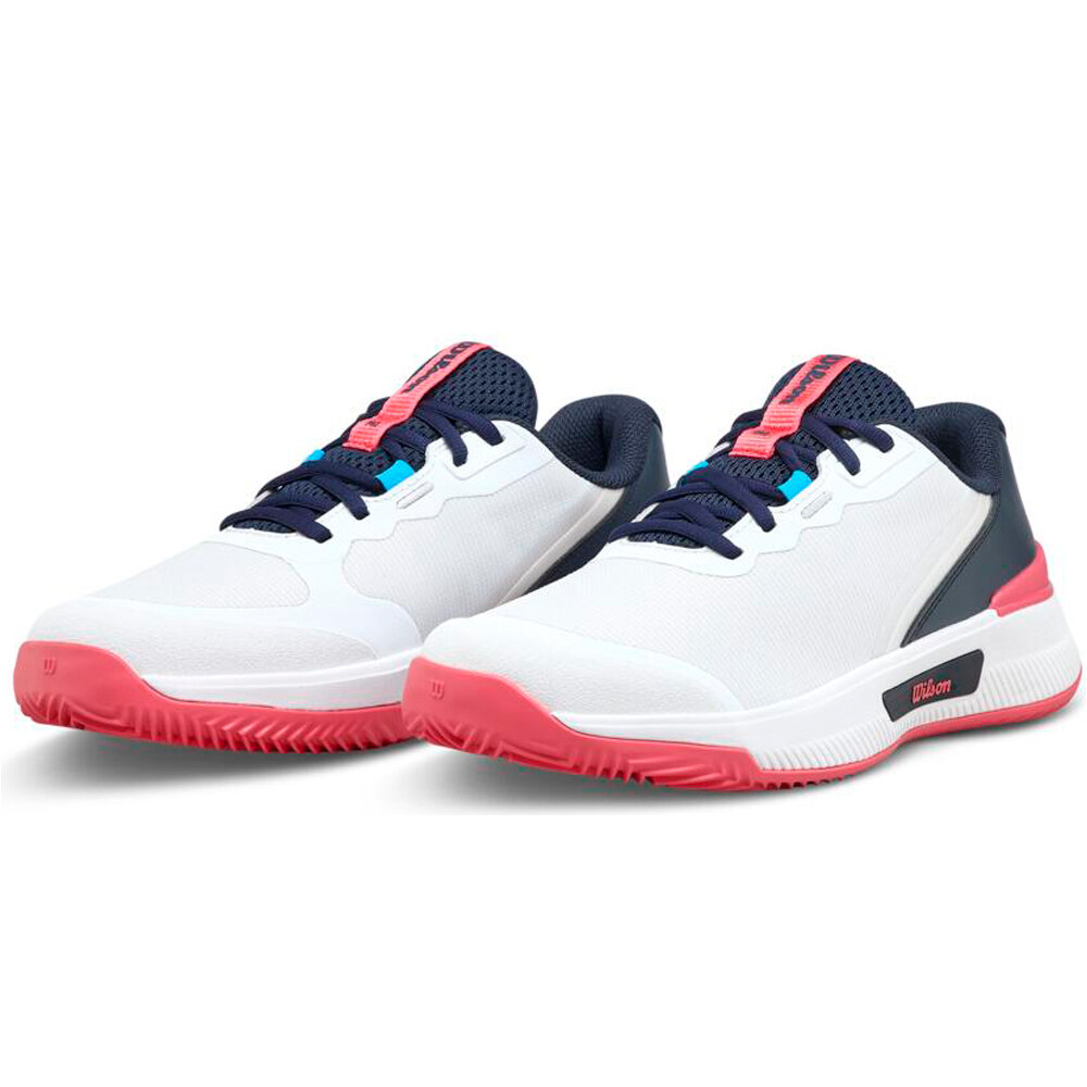 Wilson Zapatillas Tenis Mujer INTRIGUE PRO CLAY Wh/Navy lateral interior