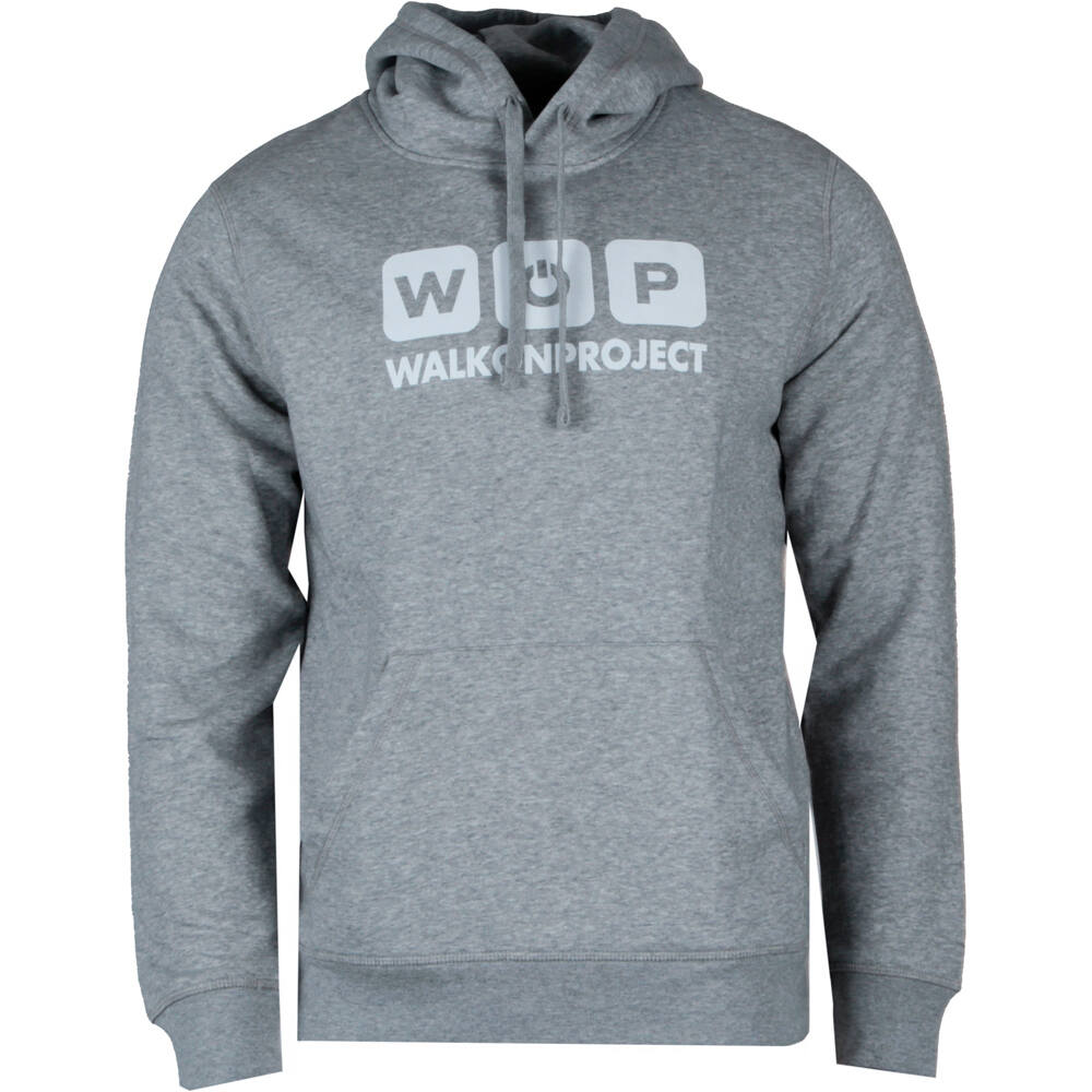 Wop sudadera hombre WOP HOMBRE SUDADERA CON GORRO GRIS vista frontal