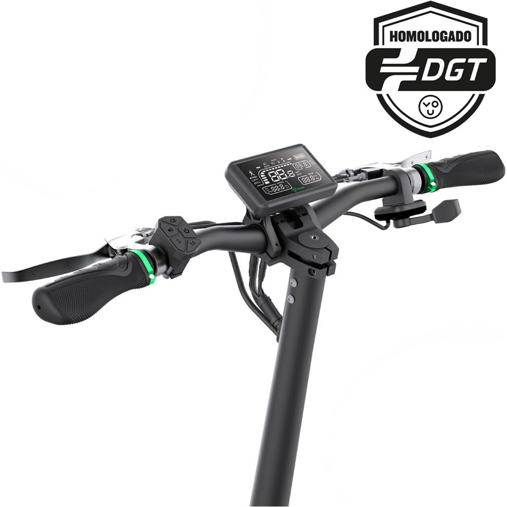 Youin patinetes eléctricos XLMAX LITE Doble Susp RUEDA 10 vista detalle