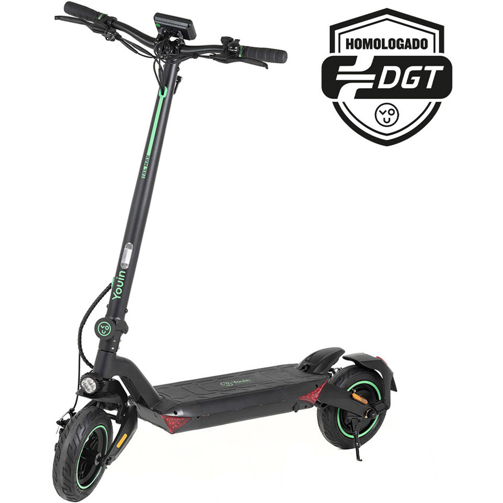 Youin patinetes eléctricos XLMAX LITE Doble Susp RUEDA 10 vista frontal
