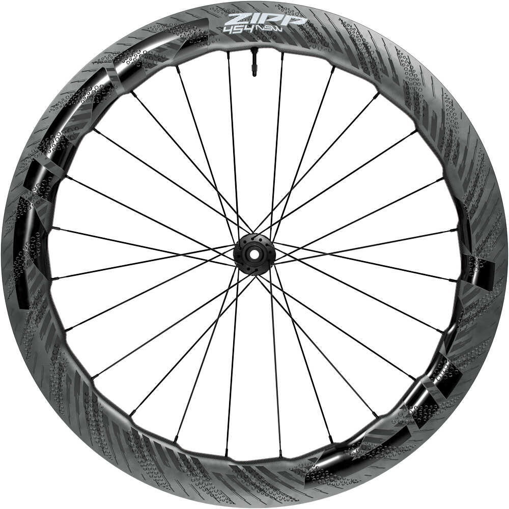 Zipp ruedas carretera ZIPP RUEDA 454 NSW TUBELESS DISC C.L. DE vista frontal