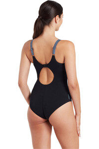 Zoggs bañador natación mujer Ankor Clipback E+ vista trasera