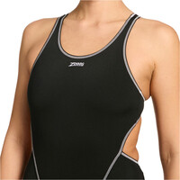 Zoggs bañador natación mujer Melbourne Haxback vista detalle