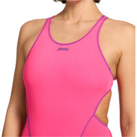 Zoggs bañador natación mujer Melbourne Haxback vista detalle