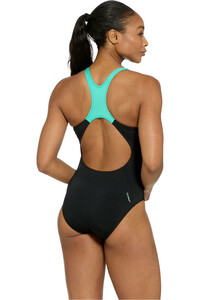 Zoggs bañador natación mujer Powerback E+ vista trasera
