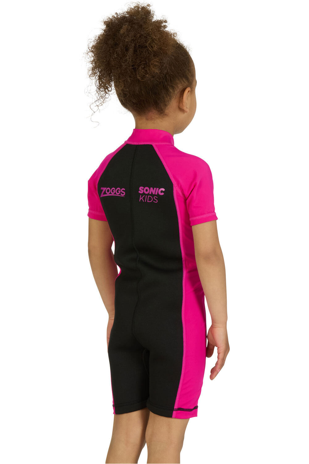 Zoggs traje de neopreno corto niño SONIC Kids vista trasera