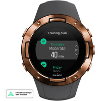 Suunto pulsómetros con gps SUUNTO 5 G1 GRAPHITE COPPER Key Account vista frontal