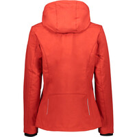 Cmp chaqueta softshell mujer WOMAN JACKET ZIP HOOD RONE vista trasera