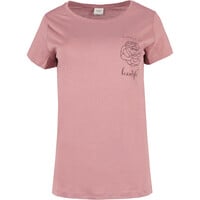 Jaqueline De Yong camiseta manga corta mujer JDYCHICAGO  PRINT TOP ROSE vista frontal