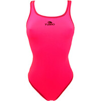 Turbo bañador natación mujer SWIMSUIT NAT. SRA. CONFORT LISO vista frontal