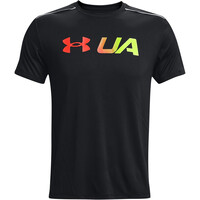 Under Armour camiseta técnica manga corta hombre UA RUN Graphic Print Fill SS vista detalle