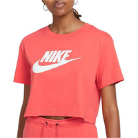 Nike camiseta manga corta mujer W NSW TEE ESSNTL CRP ICN FTR vista frontal