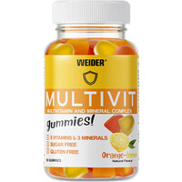 Weider Vitaminas Y Minerales Gummies  Multivit 80 Gom. vista frontal