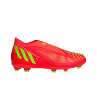 adidas botas de futbol niño cesped artificial Predator Edge.3 Laceless Firm Ground lateral exterior