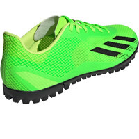 adidas botas de futbol multitaco y terreno duro X Speedportal.4 Turf vista trasera