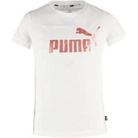 Puma camiseta manga corta niña ESS+ LOGO TEE vista frontal