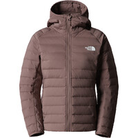 The North Face chaqueta outdoor mujer BELLEVIEW STRETCH DOWN HOODIE vista frontal