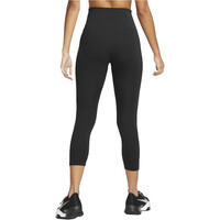 Nike pantalones y mallas largas fitness mujer ONE DF HR CROP TGHT vista trasera