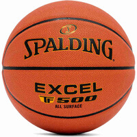 Spalding balón baloncesto Excel TF-500 Sz7 Composite Basketball vista frontal