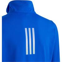 adidas camiseta entrenamiento manga larga niño Running AEROREADY Half-Zip de manga larga vista detalle