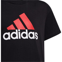 adidas camiseta manga corta niño Essentials Two-Color Big Logo Cotton 04